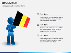 Belgium map PPT slide 23
