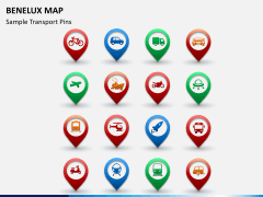 Benelux map PPT slide 21