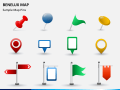 Benelux map PPT slide 22