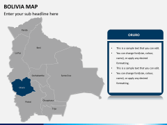 Bolivia map PPT slide 10
