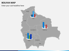 Bolivia map PPT slide 11