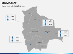 Bolivia map PPT slide 13