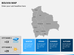 Bolivia map PPT slide 15