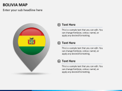 Bolivia map PPT slide 16