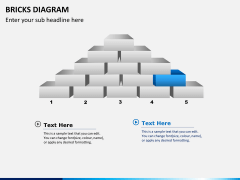 Bricks diagram PPT slide 1
