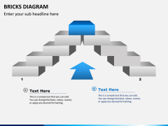 Bricks diagram PPT slide 2