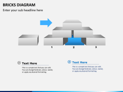Bricks diagram PPT slide 3