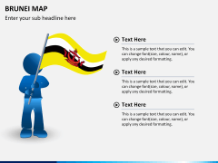 Brunei Map PPT slide 21