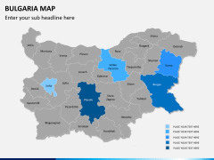 Bulgaria map PPT slide 9