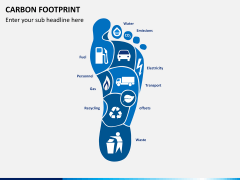 Carbon footprint PPT slide 1
