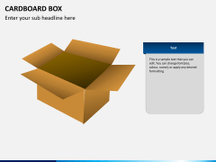 Cardboard box PPT slide 2