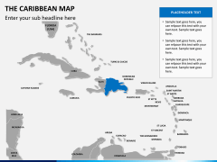 The Caribbean map PPT slide 10
