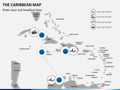 The Caribbean map PPT slide 5