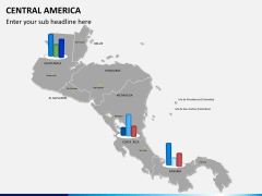 Central america map PPT slide 15