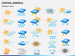 Central america map PPT slide 21