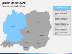 Central europe map PPT slide 10