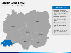 Central europe map PPT slide 12