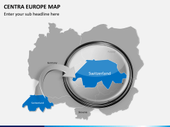 Central europe map PPT slide 13