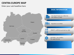 Central europe map PPT slide 15