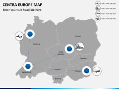 Central europe map PPT slide 5