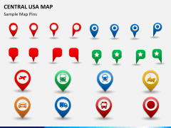 Central usa map PPT slide 19
