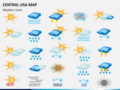 Central usa map PPT slide 21