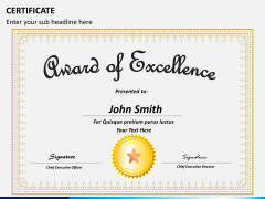 Certificate PPT slide 1