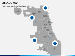 Chicago map PPT slide 4