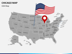 Chicago map PPT slide 7