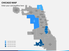Chicago map PPT slide 5