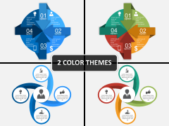 Circle Infographics PPT cover slide