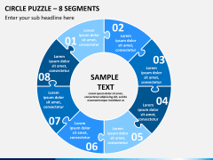 Circle puzzle PPT slide 1