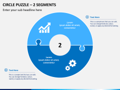 Circle puzzle PPT slide 6