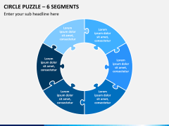 Circle puzzle PPT slide 9
