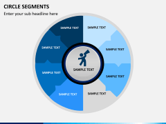 Circle segment free PPT slide 1