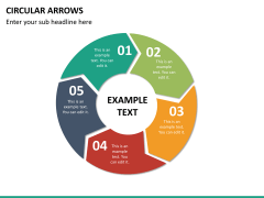 Circular arrows free PPT slide 1