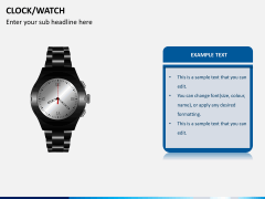 Clock / watch PPT slide 3