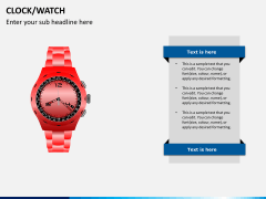 Clock / watch PPT slide 4
