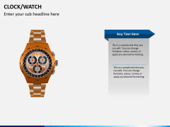 Clock / watch PPT slide 5
