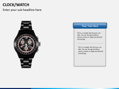 Clock / watch PPT slide 7