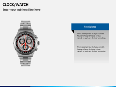 Clock / watch PPT slide 8