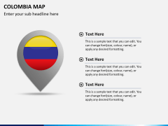 Colombia map PPT slide 15
