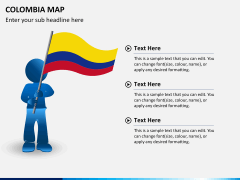 Colombia map PPT slide 16