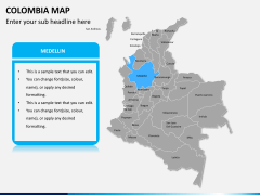 Colombia map PPT slide 8