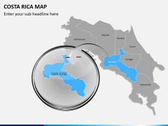 Costa Rica Map PPT slide 8
