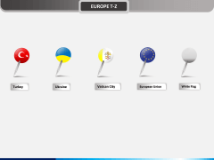 Country flag pins - type 1 PPT slide 12