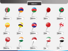 Country flag pins - type 1 PPT slide 5