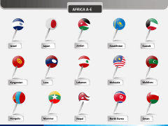Country flag pins - type 1 PPT slide 6