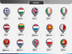 Country flag pins - type 2 PPT slide 5