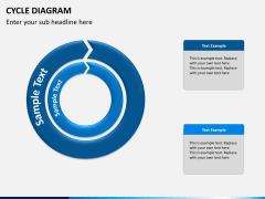 Cycle diagram PPT slide 13